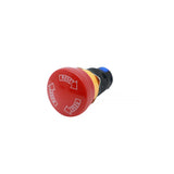 Emergency Stop Switch for EV Charger – IP65 Red Mushroom Push Button, Self-locking/Twist Release, Emergency Cut-off for AC/DC Charging Station & Industrial Equipment