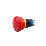 Emergency Stop Switch for EV Charger – IP65 Red Mushroom Push Button, Self-locking/Twist Release, Emergency Cut-off for AC/DC Charging Station & Industrial Equipment