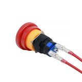Emergency Stop Switch for EV Charger – IP65 Red Mushroom Push Button, Self-locking/Twist Release, Emergency Cut-off for AC/DC Charging Station & Industrial Equipment