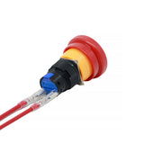 Emergency Stop Switch for EV Charger – IP65 Red Mushroom Push Button, Self-locking/Twist Release, Emergency Cut-off for AC/DC Charging Station & Industrial Equipment