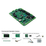 Dual Gun DC Fast Charging Motherboard Complete Kit | 80-480kW | 4G Remote Management | DC12V | w/ 7" Touch Screen, Card Swiper, Light Panel & Harnesses | Operator Edition